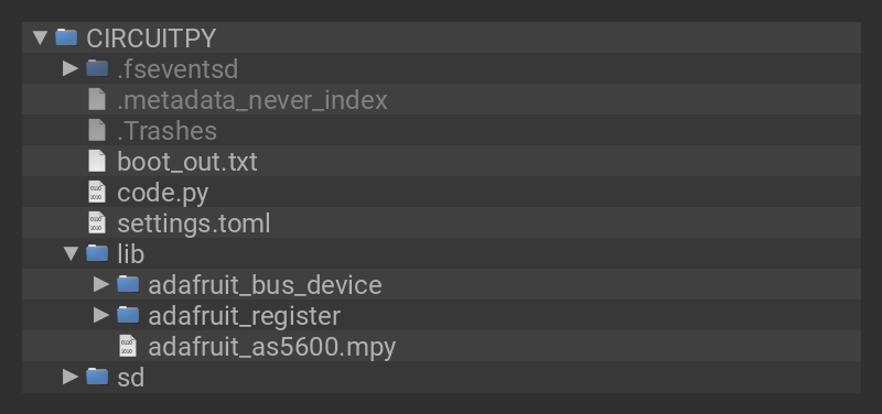 CIRCUITPY drive