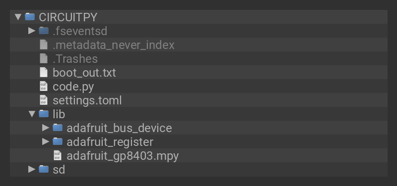 CIRCUITPY drive