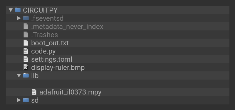 CIRCUITPY drive
