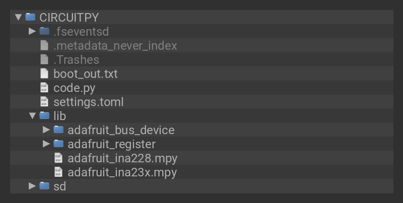 CIRCUITPY drive