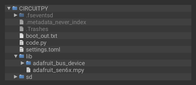 CIRCUITPY drive