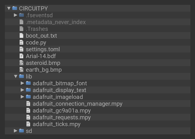 CIRCUITPY drive