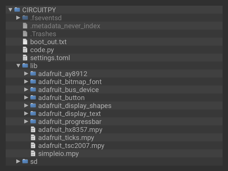 CIRCUITPY drive