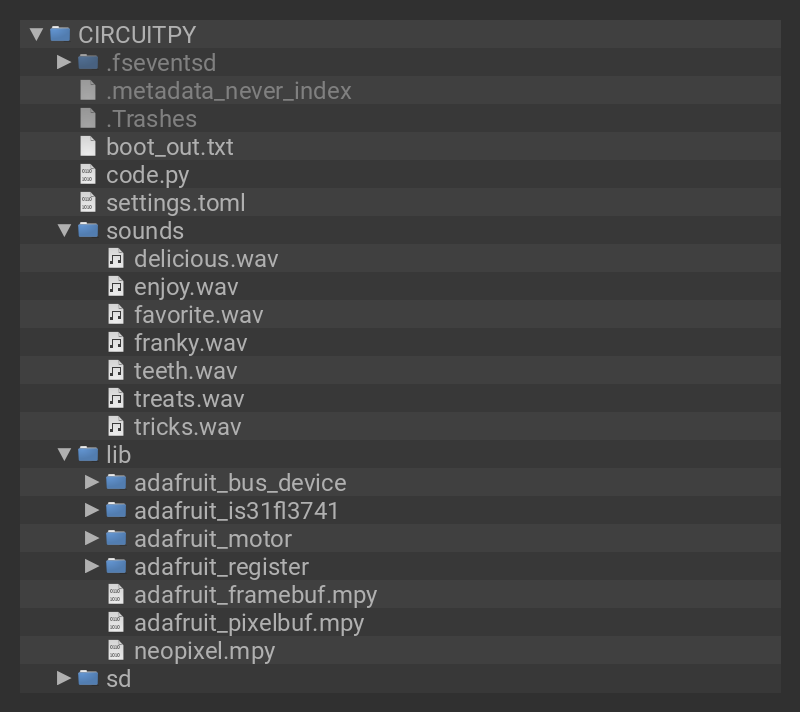 CIRCUITPY drive