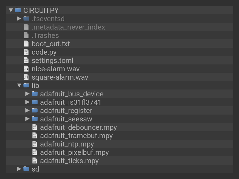 CIRCUITPY drive
