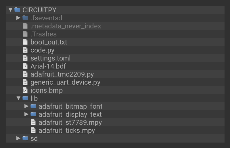CIRCUITPY drive
