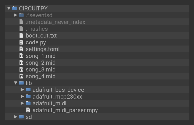 CIRCUITPY drive