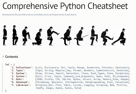 Comprehensive Python Cheatsheet