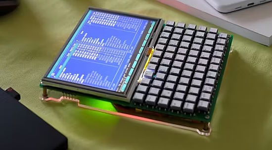 Handheld Linux Terminal Features an Ortholinear Keyboard and Custom Character Set