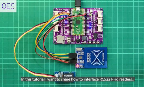 Interface RC522 RFid Reader using Maker Pipico and CircuitPython