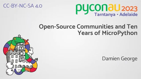 Damien George (PyCon AU 2023)