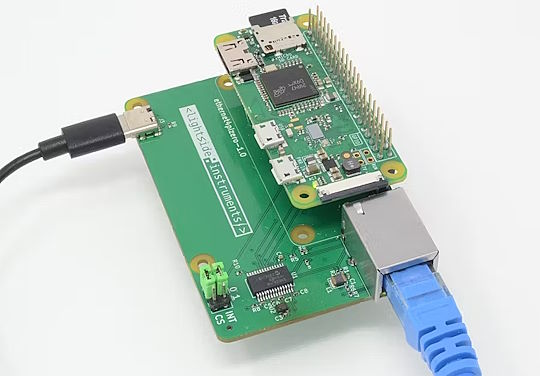 The ethernet4pizero - Ethernet for Raspberry Pi Zero hat