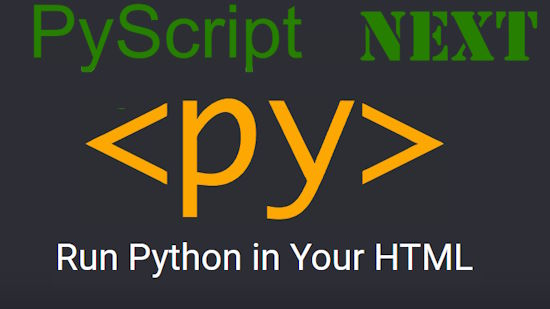 PyScript "Next"
