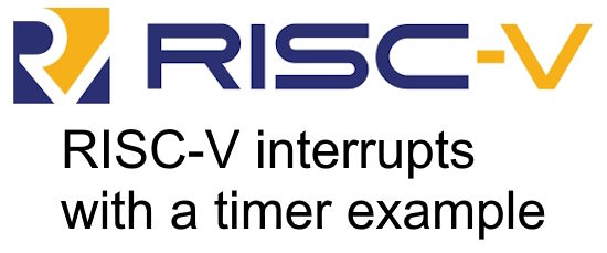 RISC-V interrupts with a timer example