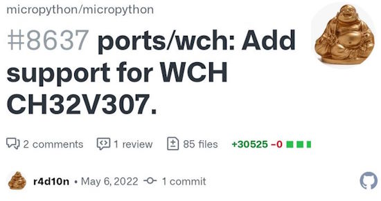 CH32V307 MicroPython Port