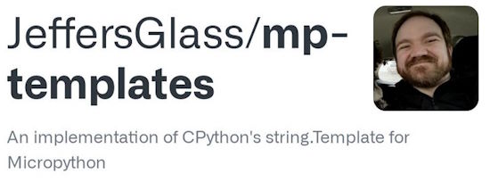 Porting CPython's Template class to MicroPython