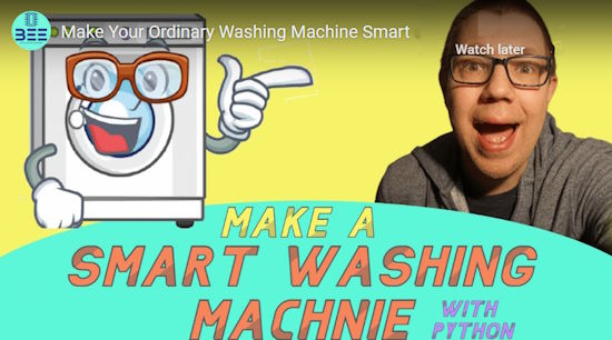 Make Your Ordinary Washing Machine Smart using Python