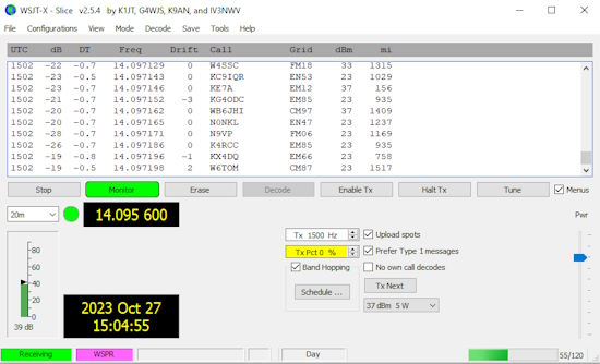 Automagically Switch an Idle FlexRadio to WSPR