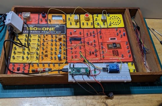 A Raspberry Pi Pico Controlled Frequency Shift Audio Oscillator