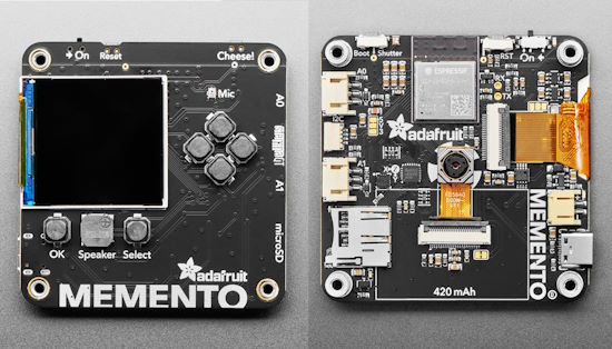 MEMENTO - Python Programmable DIY Camera 