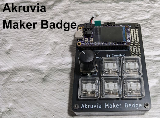 Akruvia Maker Badge