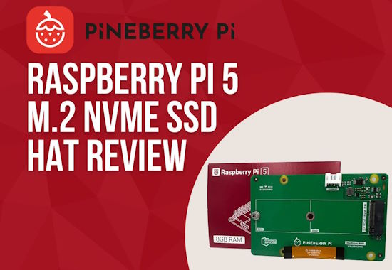 Pineberry Pi Raspberry Pi 5 M.2 NVME SSD HAT