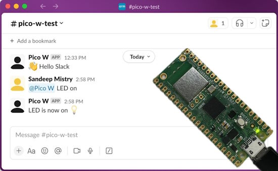 Create your own Slack bot with a Raspberry Pi Pico W