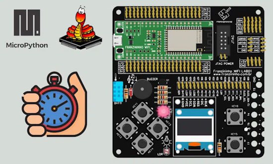 Working with timers at Franzininho WiFi using MicroPython