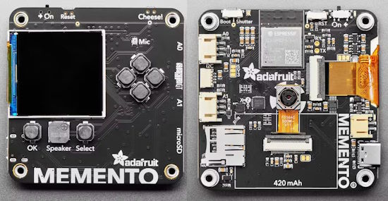 MEMENTO Camera Board