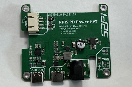 Raspberry Pi 5's PD Power HAT