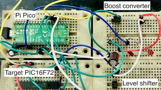 PIC16F72 programmer