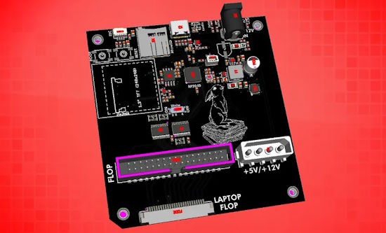 Adafruit designs Raspberry Pi Pico RP2040 floppy drive emulator