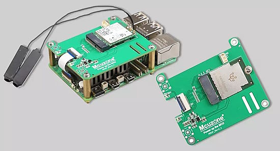 M.2 E-Key Wi-Fi 7 HAT for Raspberry Pi 5 also supports Google TPU