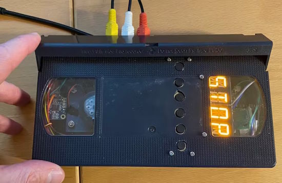 Video Player in a VHS Tape