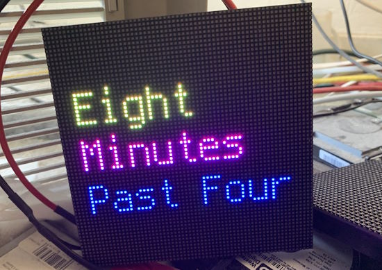 RGB Matrix Word Clocks