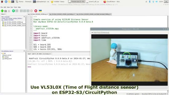 Time of Flight distance sensor