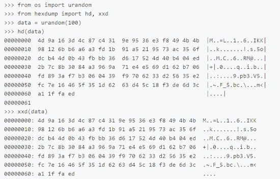 micropython-hexdump