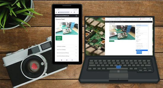 How to Control your Raspberry Pi Camera using a web UI