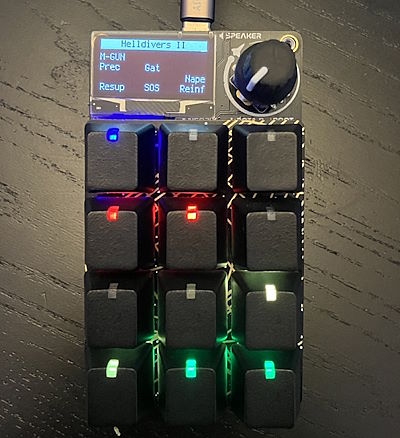 Easy Helldivers II Stratagem Macros for RP2040 Macropad