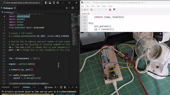 Voice Assistant based on Raspberry Pi Pico W and LLM