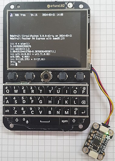 Building a scientific handheld calculator with double precision math, complex math, uncertainties and fractions