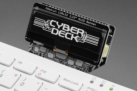 HATs and bonnets to give your Raspberry Pi 400 a cyberdeck feel