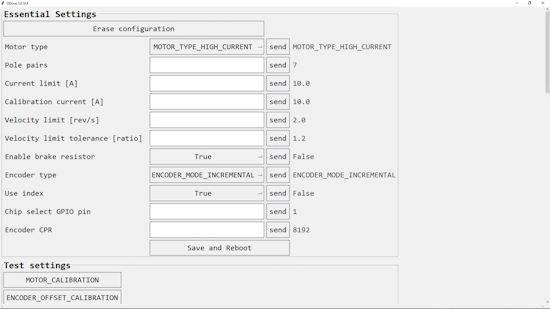 A customizable GUI in Python for ODrive V3.6 and other compatible boards