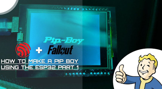 How to make a pip boy using esp32