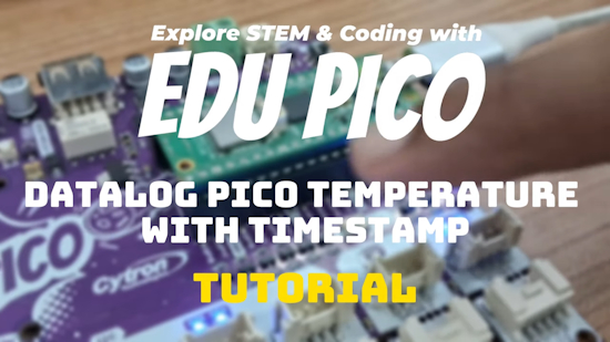 EDU PICO - Datalog Pico Temperature with Timestamp