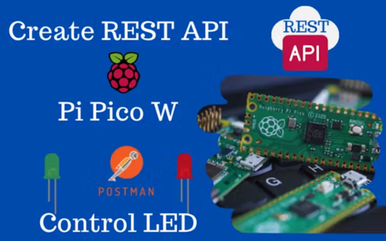 How to Build a REST API on Raspberry Pi Pico W & Control LED