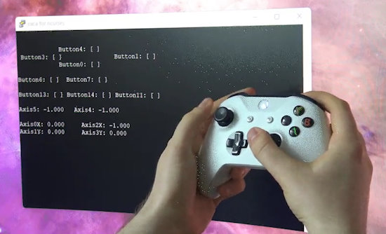 Xbox Pad Control for Raspberry Pi Projects