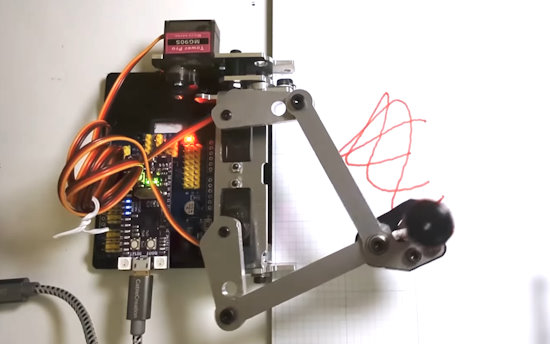 Drawing robot kit programmed in CircuitPython