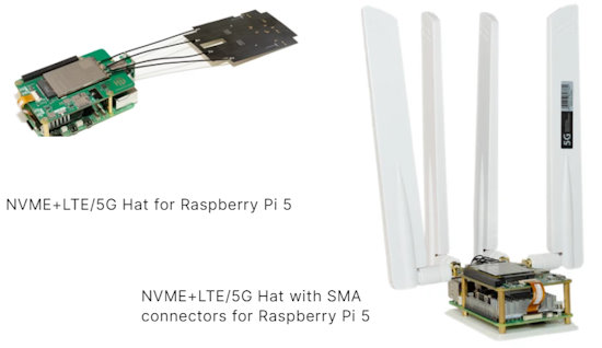 NVME+LTE/5G Hats