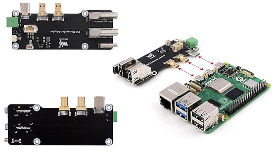 Dual Micro HDMI to HDMI adapter